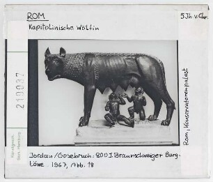 Rom: Kapitolinische Wölfin, 5. Jhd. v. Chr.