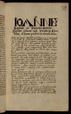 74r-79r, Ioannes Baptista...