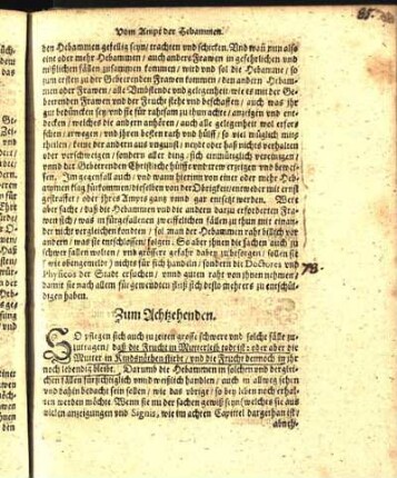 Zum Achtzehenden.