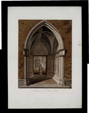 Eingang zur St. Annen-Kapelle.