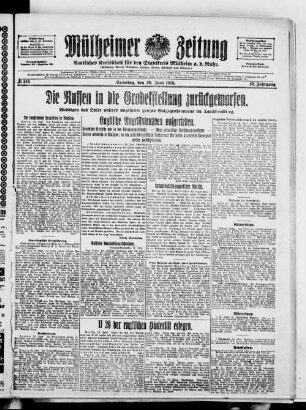 Mülheimer Zeitung. 1894-1933