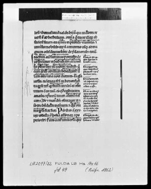 Glossa ordinaria in libros Tobias, Judith, Esther — Initiale J(oachim), Folio 49recto