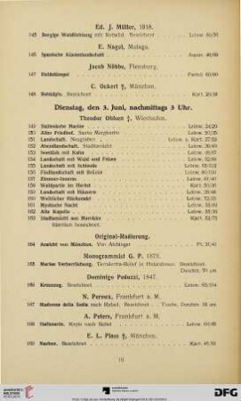 Dienstag, nachmittags 3 Uhr (Nr. 149-324)