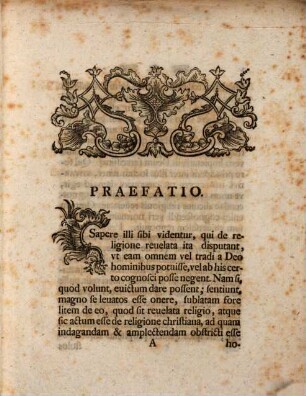 Diss. theol. de possibilitate revelationis divinae