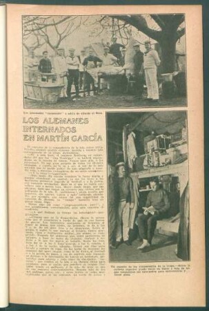 Los alemanes internados en Martín García