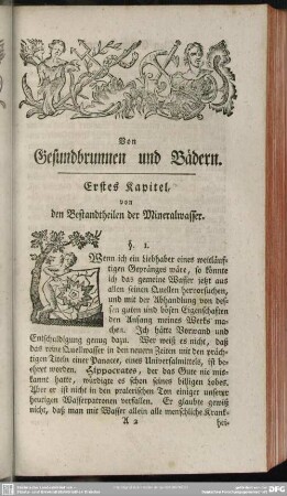 Erstes Kapitel, von den Bestandtheilen der Mineralwasser