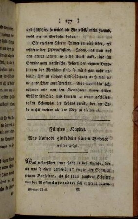Fünftes Kapitel. Was Asmodi Hinkebein seinem Befreier weiter zeigt