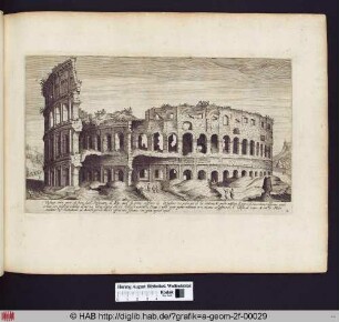 Vestigij della parte di fuora dell'Anfiteatro di Tito
