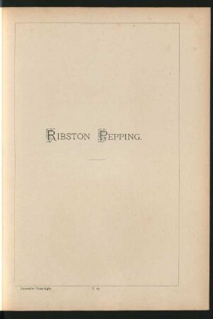 I. 25. Ribston Pepping