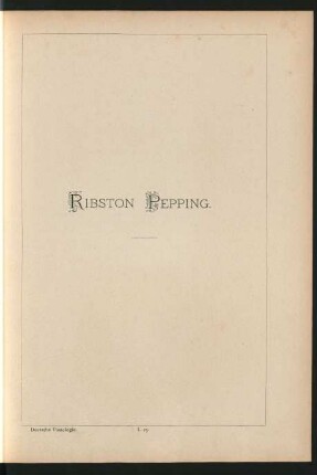 I. 25. Ribston Pepping