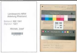 Entnazifizierung Josef Michels , geb. 15.12.1905 (Landwirt)
