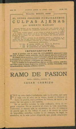 1922006232: Ramo de pasión
