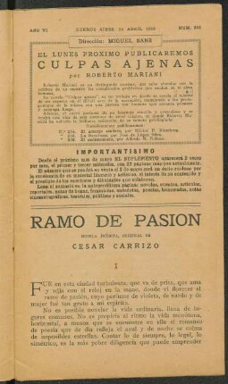 1922006232: Ramo de pasión