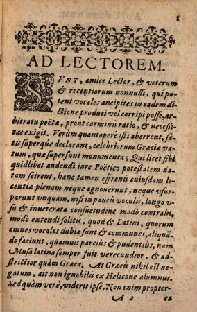 Jacobi Gretseri Societatis Jesu Institutionum Linguae Graecae Liber ..., 3. De Syllabarvm Dimensione : Pro Schola Rhetorices