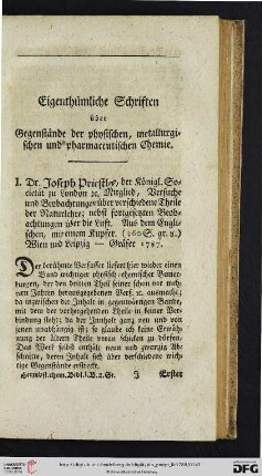Eigenthümliche Schriften