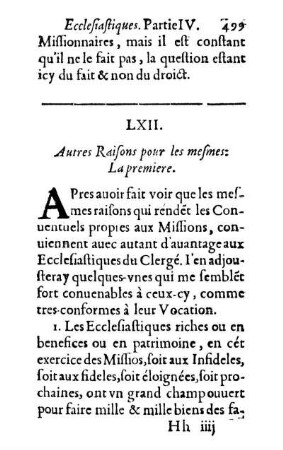 LXII. Autres Raisons pour les mesmes: La premiere