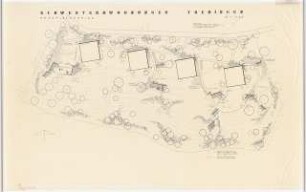 Universitätsklinikum Tübingen Grünanlage an den Schwesternwohnhäusern am Schnarrenberg: Lageplan mit Gartenplan 1:250