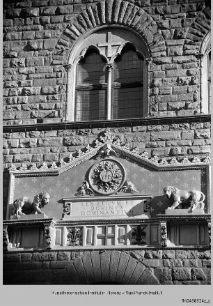 Palazzo Vecchio, Westfassade, Florenz