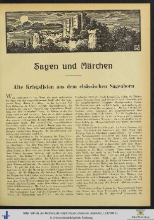 Sagen und Märchen.