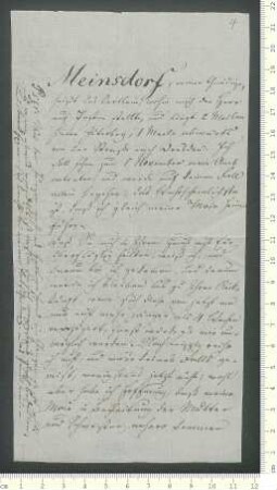 Brief von Hermann Nicolai an Antonie von Chamisso