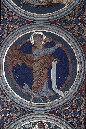 Thronende Madonna und Propheten