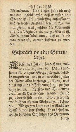 Gespräch von der Sitten-Lehre.