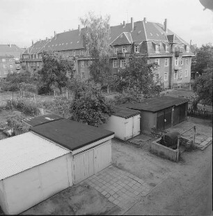 Dresden, Siedlung Kaditz, Garagen