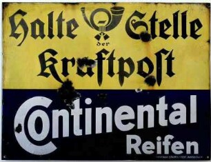 Haltestelle Kraftpost; Continental-Reifen