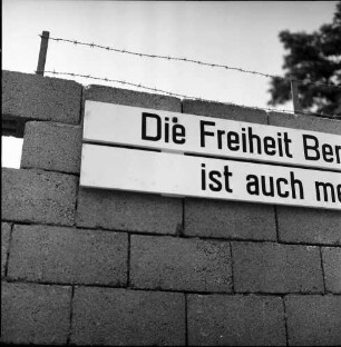 Lörrach: Demonstration gegen die Berliner Mauer