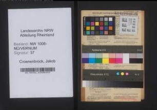 Entnazifizierung Jakob Croenenbrock , geb. 04.06.1894 (Anstreicher)