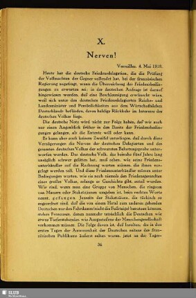 X. Nerven!