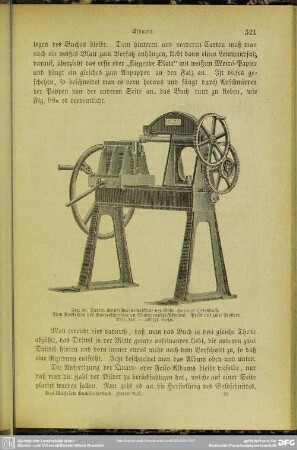 Fig. 90. Patent-Rundschneidemaschine der Gebr. Heim in Offenbach