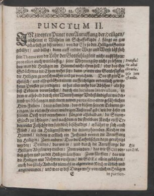 Punctum II.