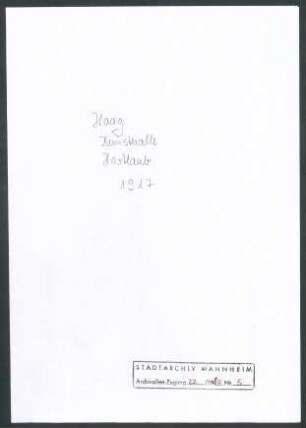 Hartlaub, [Gustav Friedrich], Kunsthalle Mannheim, an Wichert