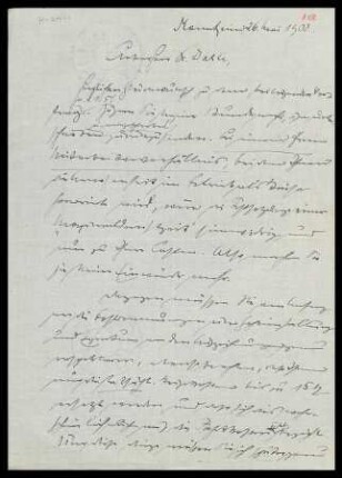 [Brief von Otto Selz an Julius Bahle vom 26. Mai 1938]