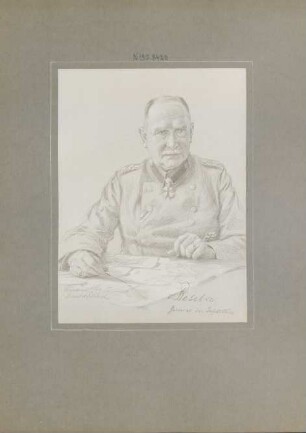 [Bildnis Hans Hartwig] von Beseler