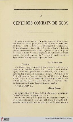 N.S. 17.1868: Le génie des combats de coqs