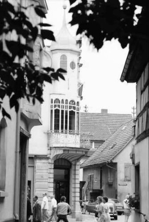 Zell am Harmersbach: Jugendstilerker in der Hauptstraße