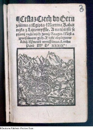 Wagen mit Reisendem