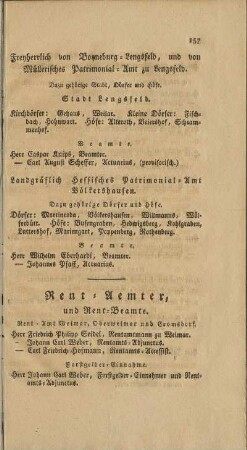 Rent-Ämter und Rent-Beamte