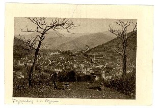 o.Nr.: Kaysersberg i.d.Vogesen = Nr. 14 (Vorabdruck, mit Zensurvermerk vom 15.11.1916 Nr. 159)