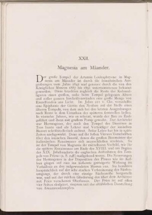 XXII. Magnesia am Mäander.