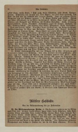 Mittlere Geschichte