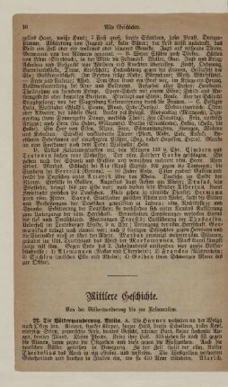 Mittlere Geschichte