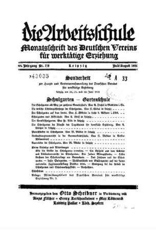 44,2: Die Arbeitsschule - 44,2.1930