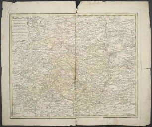 Mappa Geographica exhibens Principatum Brandenburgico Onolsbacensem : una cum finitimis Regionibus Terrisque