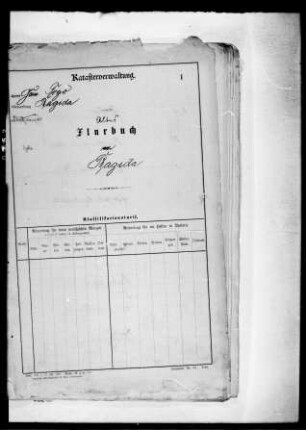 (altes) Flurbuch von Bagida (Bezirk Lome-Land)