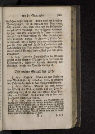 Die wahre Gestalt der Erde.