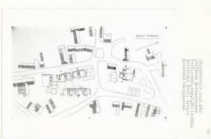 Dorfkern, Göttingen-Herberhausen (Diplomarbeit bei Willy Kreuer): Grundriss Obergeschoss 1:200