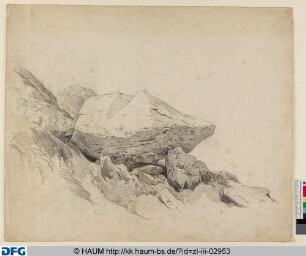 Felsen in einer Landschaft